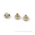 SEMS screws with zinc plated yellow passivated